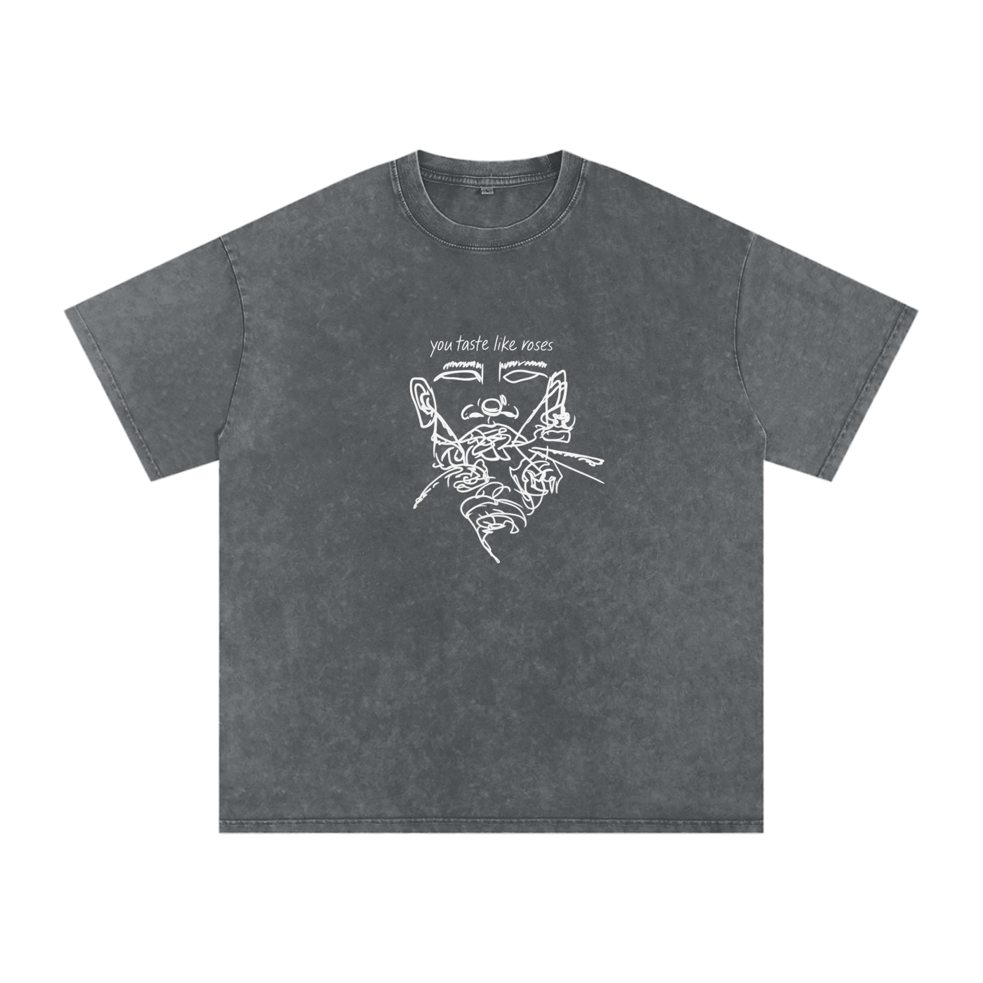 taste like roses - washed oversized tee
