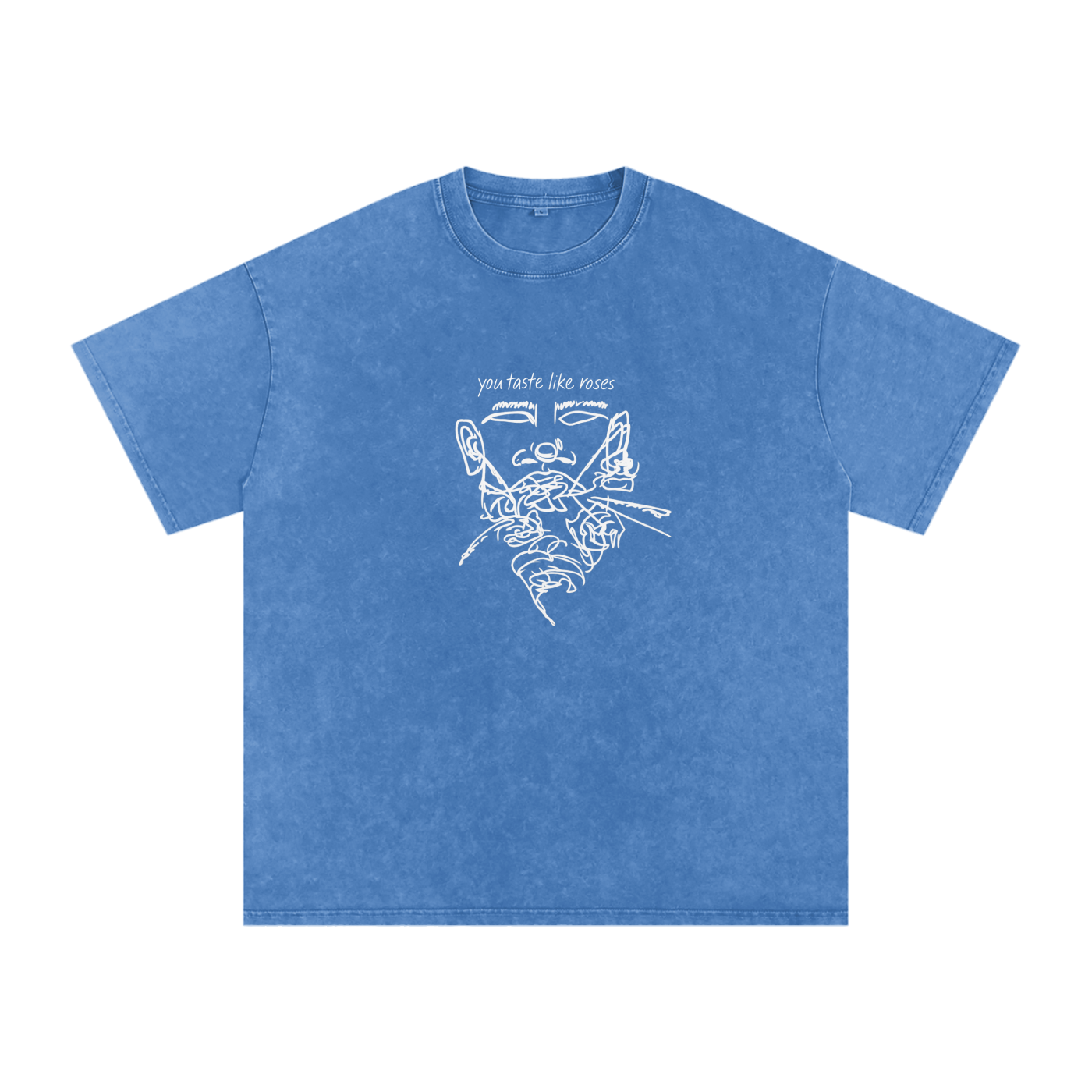 taste like roses - washed oversized tee