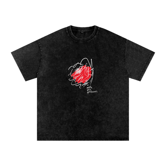 mens,boxy,oversized,t-shirt,washed,bubblesordie,champagne,pretty,girls,flowers