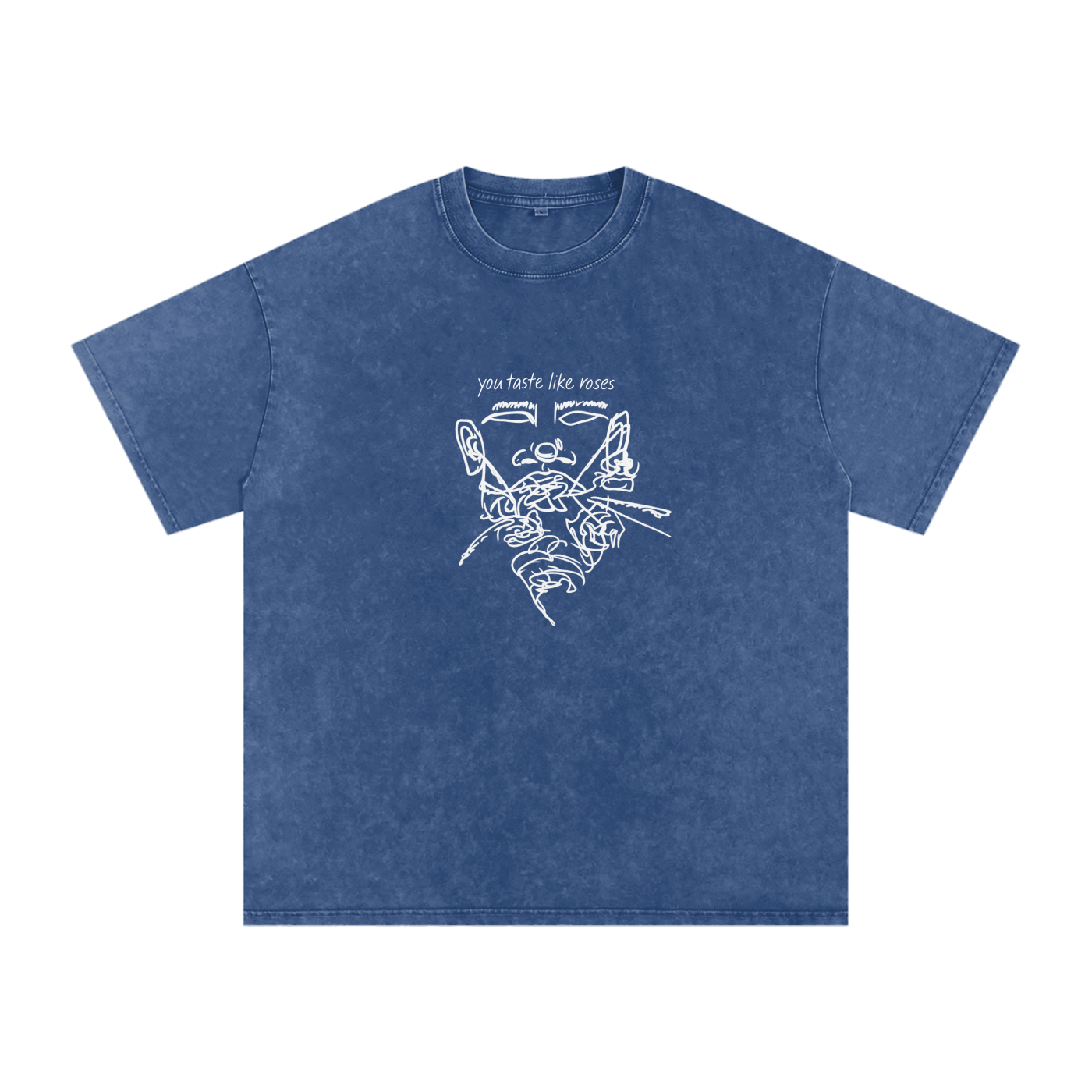 taste like roses - washed oversized tee