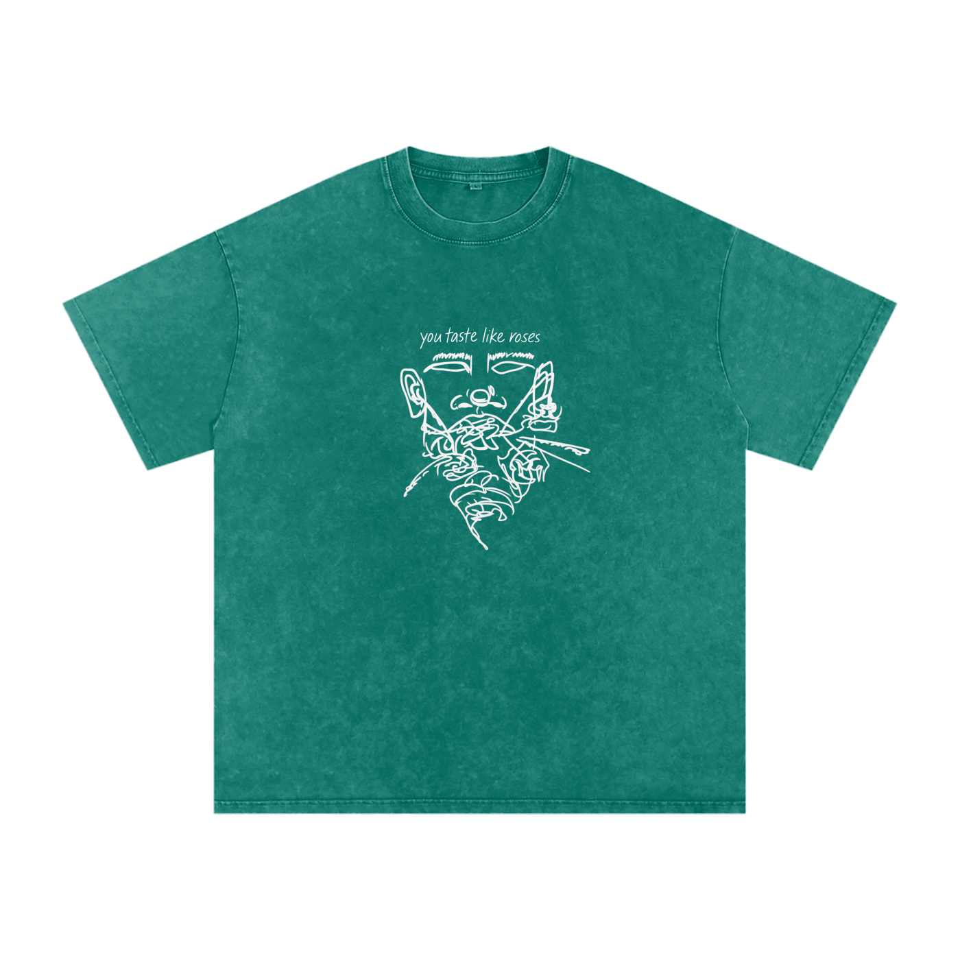 taste like roses - washed oversized tee
